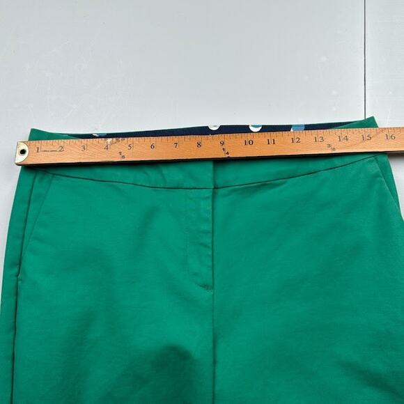 Boden Pants Womens 8L Green Richmond Trousers Straight Preppy Career Minimalist - Picture 9 of 13